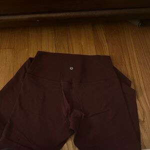 lululemon athletica Burgundy Leggings